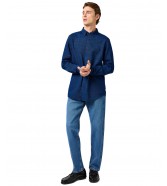 Koszula Wrangler OXFORD SHIRT 112364234 Indigo Oxford