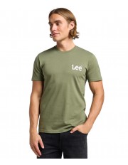 T-shirt Lee MEDIUM WOBBLY TEE 112364537 Olive Grove