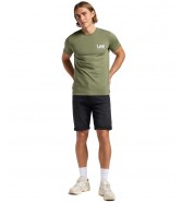 T-shirt Lee MEDIUM WOBBLY TEE 112364537 Olive Grove