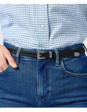 Pasek Wrangler THIN WESTERN BELT 112365348 Black