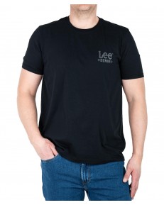 T-shirt Lee SUBTLE LOGO TEE 112365455 Unionall Black