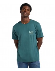 T-shirt Lee SUBTLE LOGO TEE 112365457 Evergreen