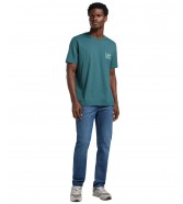 T-shirt Lee SUBTLE LOGO TEE 112365457 Evergreen