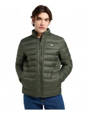 Kurtka Lee STAND COLLAR PUFFER JACKET 112370432 Olive Gray