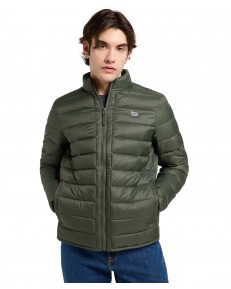 Kurtka Lee STAND COLLAR PUFFER JACKET 112370432 Olive Gray