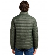 Kurtka Lee STAND COLLAR PUFFER JACKET 112370432 Olive Gray