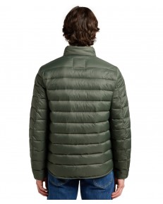 Kurtka Lee STAND COLLAR PUFFER JACKET 112370432 Olive Gray