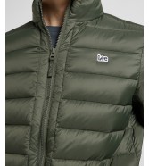 Kurtka Lee STAND COLLAR PUFFER JACKET 112370432 Olive Gray
