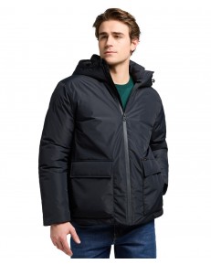 Kurtka Lee HOODED SHORT PUFFER 112370433 Black