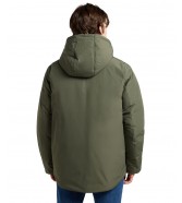 Kurtka Lee HOODED SHORT PUFFER 112370434 Olive Gray