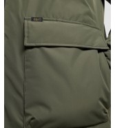Kurtka Lee HOODED SHORT PUFFER 112370434 Olive Gray