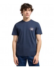 T-shirt Lee REGULAR SMALL LOGO TEE 112370439 Mood Indigo