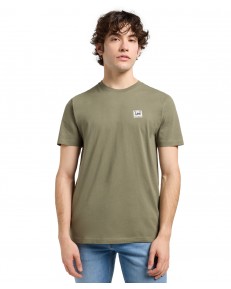 T-shirt Lee REGULAR TEE WOVEN LABEL 112370444 Mercantile Green