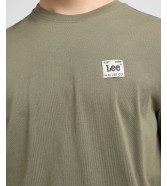 T-shirt Lee REGULAR TEE WOVEN LABEL 112370444 Mercantile Green