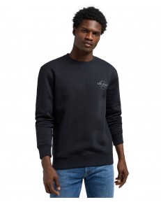 Bluza Lee SMALL LOGO CREW SWS 112370449 Unionall Black