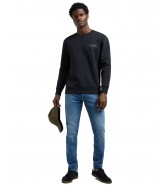 Bluza Lee SMALL LOGO CREW SWS 112370449 Unionall Black