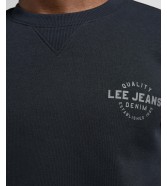 Bluza Lee SMALL LOGO CREW SWS 112370449 Unionall Black