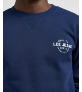Bluza Lee SMALL LOGO CREW SWS 112370450 True Navy