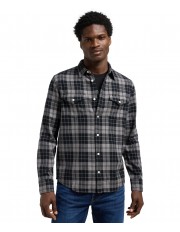 Koszula Lee REGULAR SHIRT 112370456 Black Pater Gray