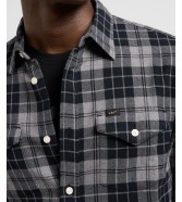 Koszula Lee REGULAR SHIRT 112370456 Black Pater Gray