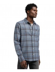 Koszula Lee REGULAR SHIRT 112370458 Indigo Static Plaid