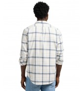 Koszula Lee REGULAR SHIRT 112370459 Ecru Indigo Plaid