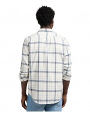 Koszula Lee REGULAR SHIRT 112370459 Ecru Indigo Plaid