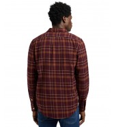 Koszula Lee LEESURE SHIRT 112370460 Velvet Brown Plaid