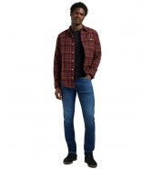 Koszula Lee LEESURE SHIRT 112370460 Velvet Brown Plaid