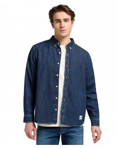 Koszula Lee NO POCKET BUTTON DOWN 112370477 Blue Ridge