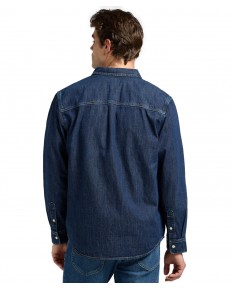 Koszula Lee NO POCKET BUTTON DOWN 112370477 Blue Ridge