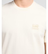 T-shirt Lee WW ESSENTIAL TEE 112370486 Ecru