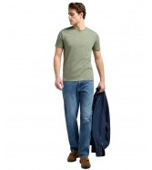 T-shirt Lee PATCH LOGO TEE 112370497 Olive Stone