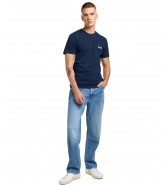 T-shirt Lee SMALL LOGO TEE 112370502 Rivet Navy