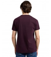 T-shirt Lee MEDIUM WOBBLY TEE 112370506 Deep Wine