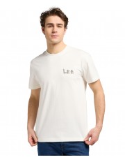 T-shirt Lee RELAXED GRAPHIC TEE 112370517 Ecru
