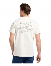 T-shirt Lee RELAXED GRAPHIC TEE 112370517 Ecru