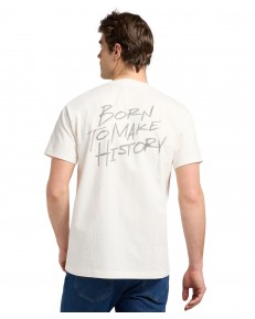 T-shirt Lee RELAXED GRAPHIC TEE 112370517 Ecru