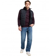 Bezrękawik Lee STAND COLLAR PUFFER VEST PUFFER 112370535 Black