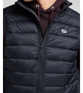 Bezrękawik Lee STAND COLLAR PUFFER VEST PUFFER 112370535 Black