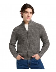 Sweter Lee CARDIGAN ZIP 112370540 Smoke Gray