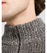 Sweter Lee CARDIGAN ZIP 112370540 Smoke Gray