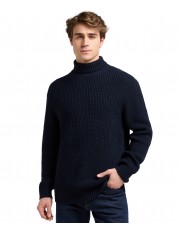 Sweter Lee HEAVY TURTLE NECK 112370542 Rivet Navy