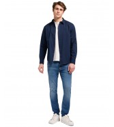 Koszula Lee PATCH SHIRT 112370547 Rivet Navy