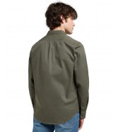 Koszula Lee PATCH SHIRT 112370548 Olive Gray