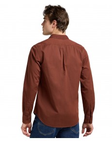 Koszula Lee PATCH SHIRT 112370549 Luxe Brown