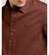 Koszula Lee PATCH SHIRT 112370549 Luxe Brown
