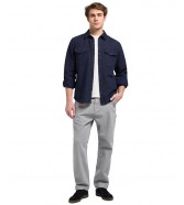 Koszula Lee WORKWEAR SHIRT 112370567 Indigo Jaspe