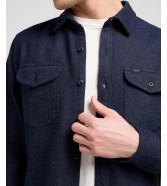 Koszula Lee WORKWEAR SHIRT 112370567 Indigo Jaspe