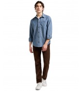 Koszula Lee PATCH SHIRT 112370569 Rinse